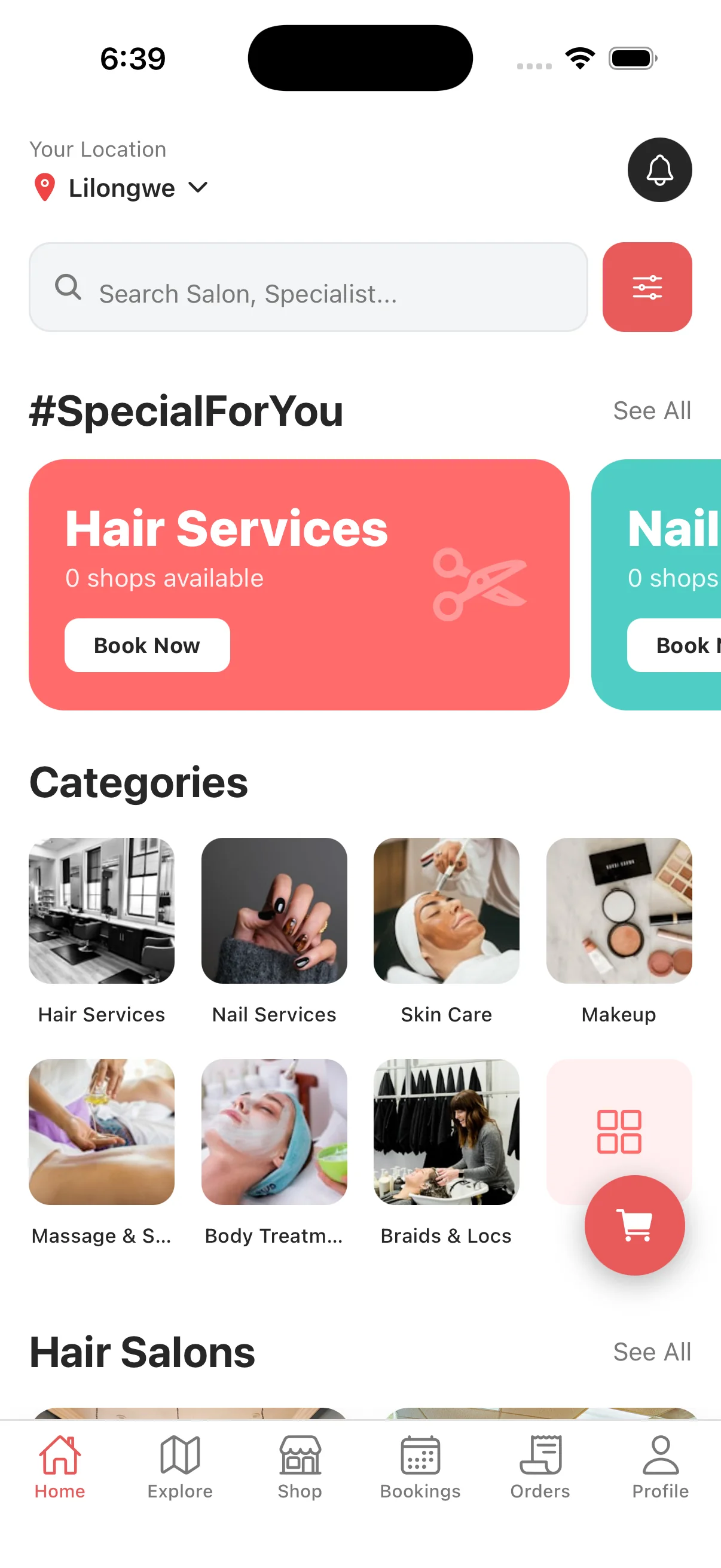Odey app — Discover